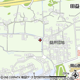 岡山県岡山市北区田益1133-5周辺の地図