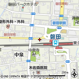 個室居酒屋 ひょうたん 磐田店周辺の地図