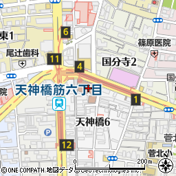 大阪市立男女共同参画センター子育て活動支援館（クレオ大阪子育て館）周辺の地図