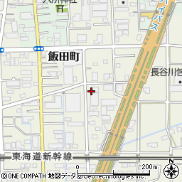 静岡県浜松市中央区飯田町281周辺の地図