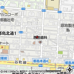 マルニコーポ都島第６周辺の地図