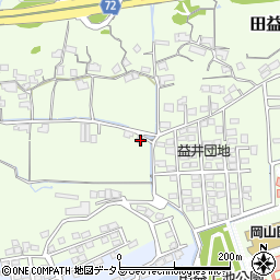 岡山県岡山市北区田益1133周辺の地図