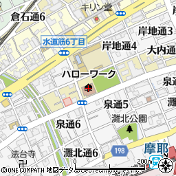 ハローワーク灘求人企画情報部門 神戸市 ハローワーク 職安 の電話番号 住所 地図 マピオン電話帳