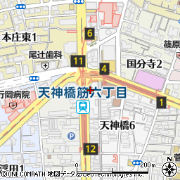 ＣｏＤｅｌｉ天神橋筋六丁目駅前店周辺の地図