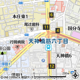 株式会社レオパレス２１　大阪支店周辺の地図