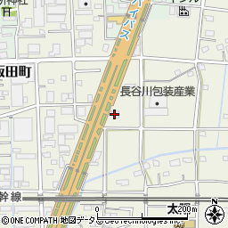 中部建商　浜松営業所周辺の地図