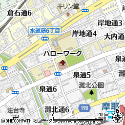 ハローワーク灘 神戸市 ハローワーク 職安 の電話番号 住所 地図 マピオン電話帳