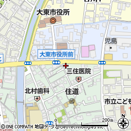 西光園 住道店周辺の地図