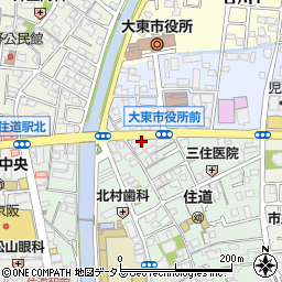 大阪建設労働組合大東支部周辺の地図