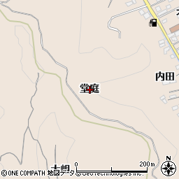 愛知県知多郡南知多町豊浜堂庭周辺の地図