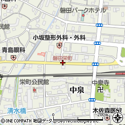 磐田栄町周辺の地図