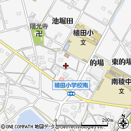 愛知県豊橋市植田町池下35周辺の地図