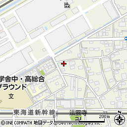 静岡県浜松市中央区飯田町12周辺の地図
