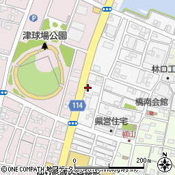 ＨｏｎｄａＣａｒｓ三重中津球場前店周辺の地図