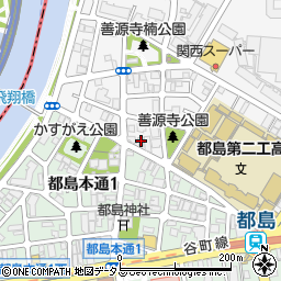 水道レスキュー善源寺町周辺の地図