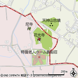 花光寺周辺の地図