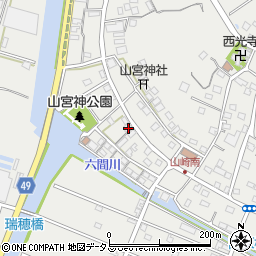 静岡県浜松市中央区雄踏町山崎3536周辺の地図