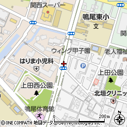 上田西町周辺の地図