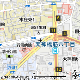 アパグループ　大阪支店周辺の地図