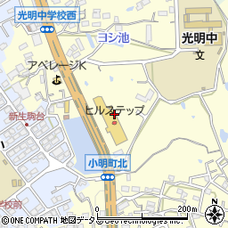 奈良県生駒市小明町251周辺の地図