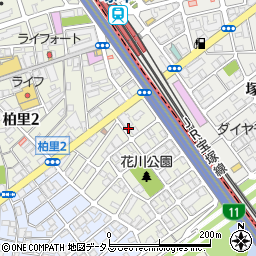 ひまわり薬局　塚本店周辺の地図