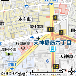 アパ大阪天六ビル周辺の地図