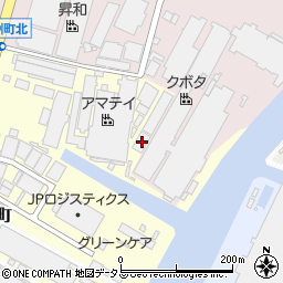 兵庫県尼崎市西高洲町7-1周辺の地図