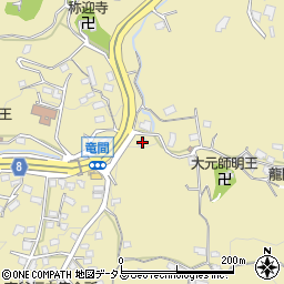 大阪府大東市龍間790周辺の地図