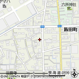 静岡県浜松市中央区飯田町125周辺の地図