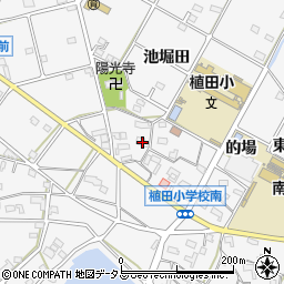 愛知県豊橋市植田町池下47周辺の地図
