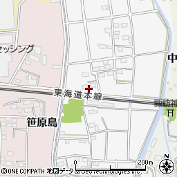 静岡県磐田市海老塚37周辺の地図