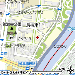 淀川リバーサイドタウン桜第２コーポ１１棟周辺の地図
