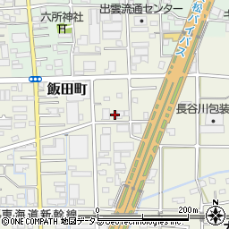 静岡県浜松市中央区飯田町209周辺の地図