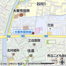 石松阪奈店周辺の地図