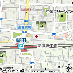 浜松磐田信用金庫今之浦支店周辺の地図