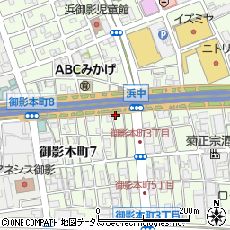 シュロス神戸周辺の地図