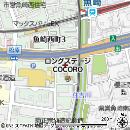 兵庫県神戸市東灘区魚崎西町2丁目4周辺の地図