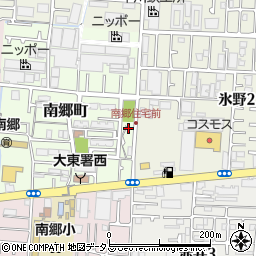 大阪府大東市南郷町6周辺の地図