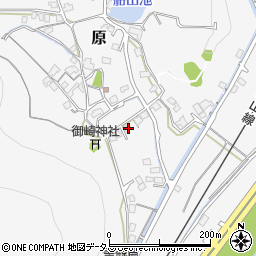岡山県岡山市北区原594周辺の地図