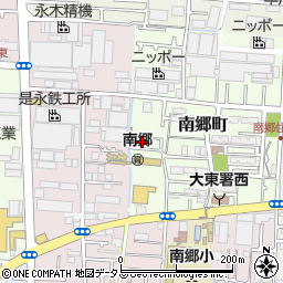 大阪府大東市南郷町3-3周辺の地図