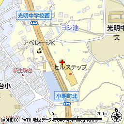 ユニクロ生駒店周辺の地図
