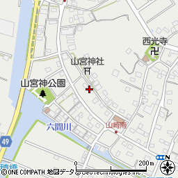 静岡県浜松市中央区雄踏町山崎3532周辺の地図