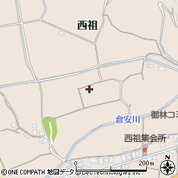 岡山県岡山市東区西祖周辺の地図