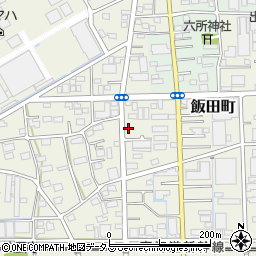 東海フッコール販売株式会社　浜松営業所周辺の地図