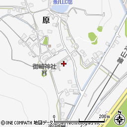 岡山県岡山市北区原593周辺の地図