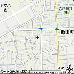 静岡県浜松市中央区飯田町129周辺の地図