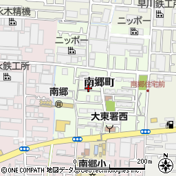 大阪府大東市南郷町4-42周辺の地図