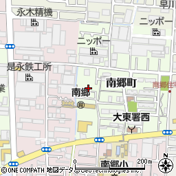 大阪府大東市南郷町4-68周辺の地図