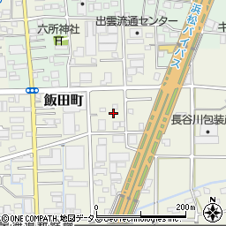 静岡県浜松市中央区飯田町211周辺の地図