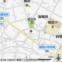 愛知県豊橋市植田町池下70-2周辺の地図